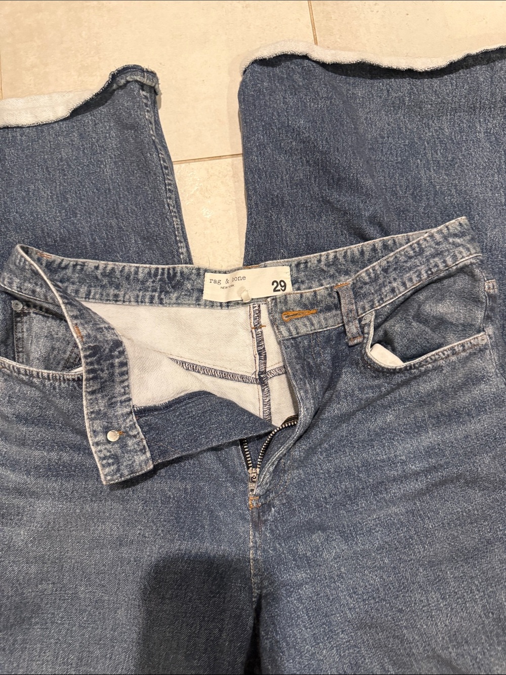 rag & bone sweatpant Straight-Leg Jeans
